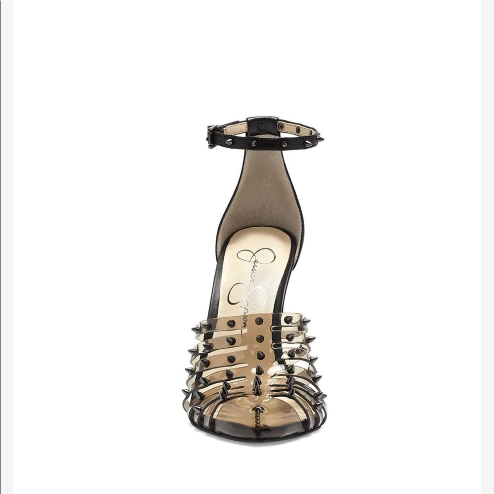 Jessica Simpson “Westah” Studded High Heel Pumps – Smoke (Size 9) - Picture 3 of 7